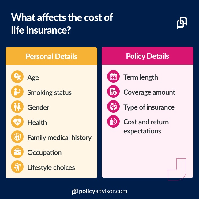 what factors affect the cost of life insurance