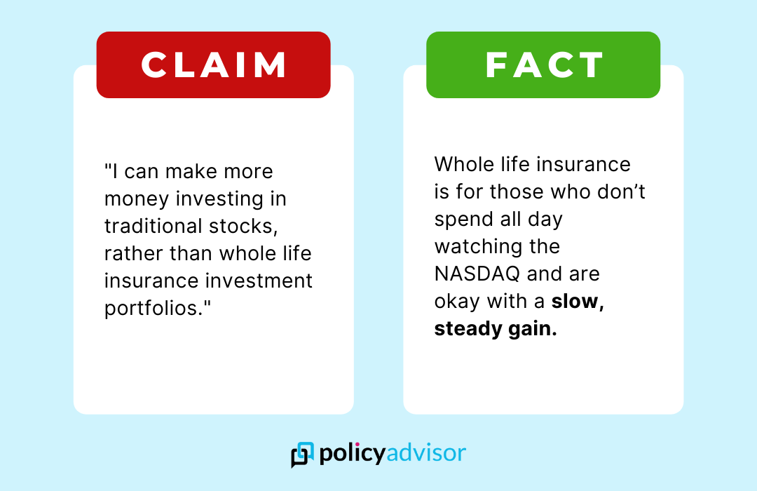 Is whole life a good deals investment tool to mitigate risk