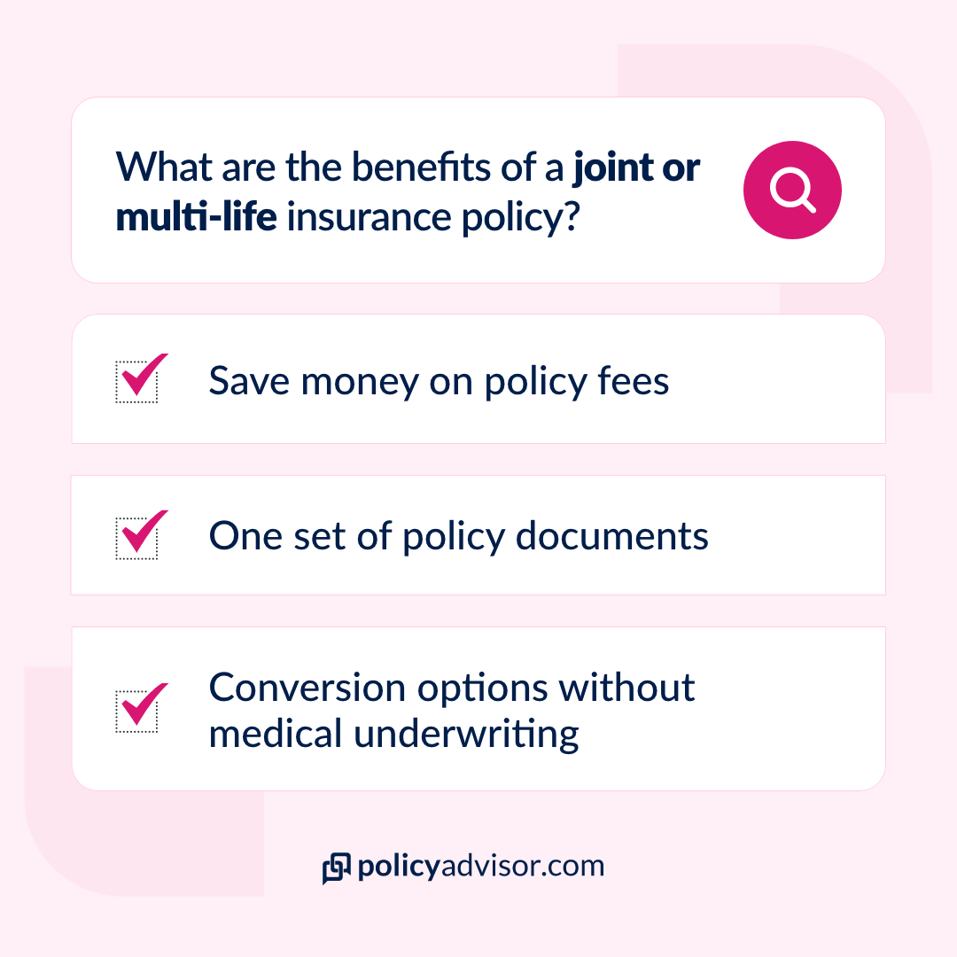 Benefits of joint-life policy